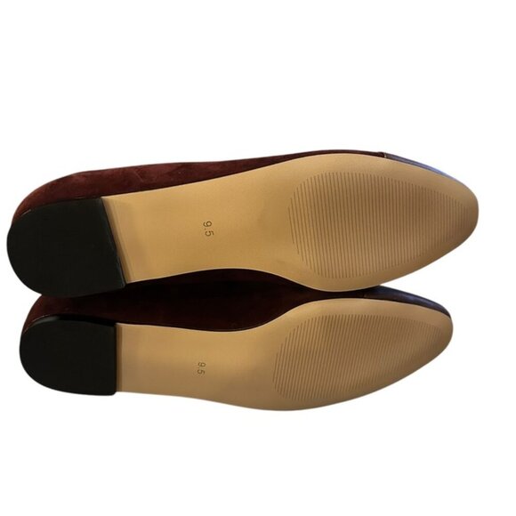 Beautiful Maroon Mary Jane Flats - 9.5 • Deep maroon/burgundy - Size 9.5 - New - Picture 6 of 6